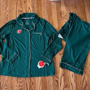 Magnetic Me Womens Emerald Modal Pajama Set NWT L